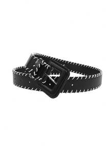 1pc Retro Street Style Woven Belt, Versatile Design For Women's Jeans