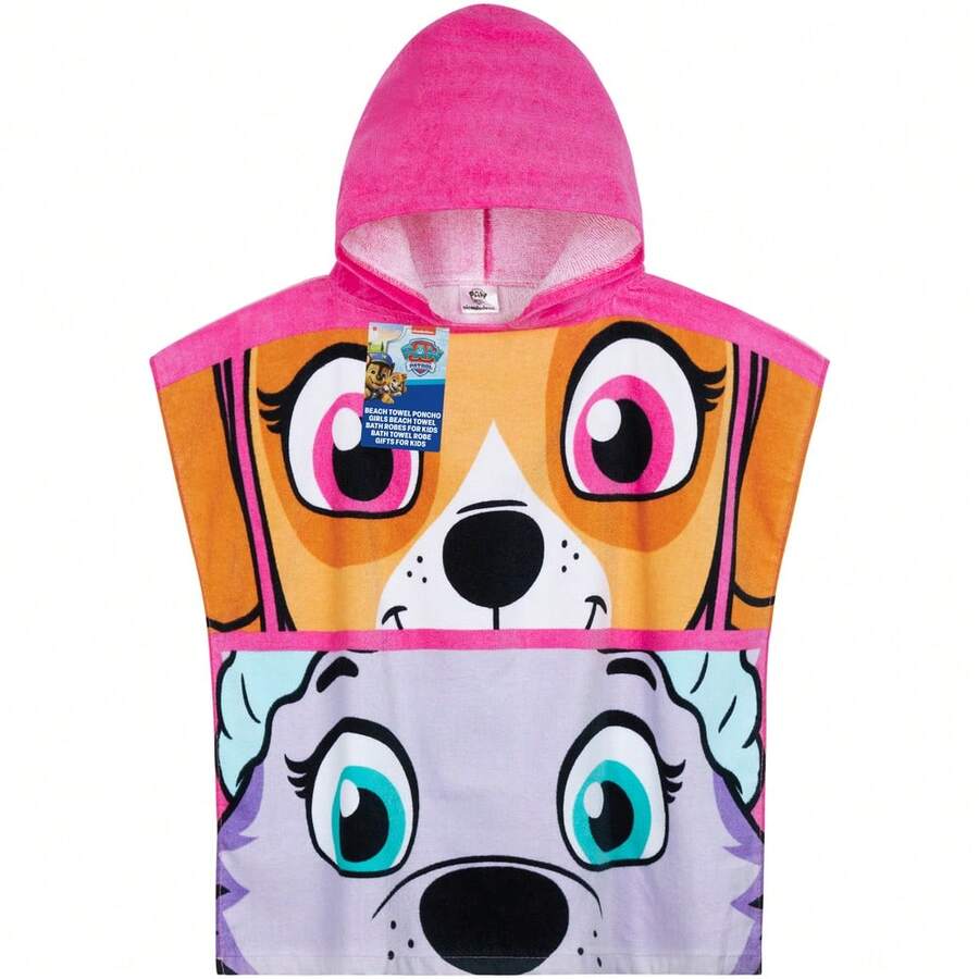 Paw Patrol Towelling Poncho - Multicolor - View 1