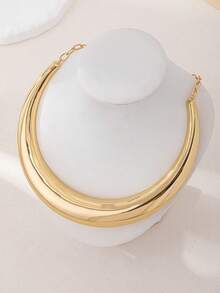 Dây chuyền choker tối giản dành cho nữ - Chất liệu: Sắt - Vàng - Xem 3