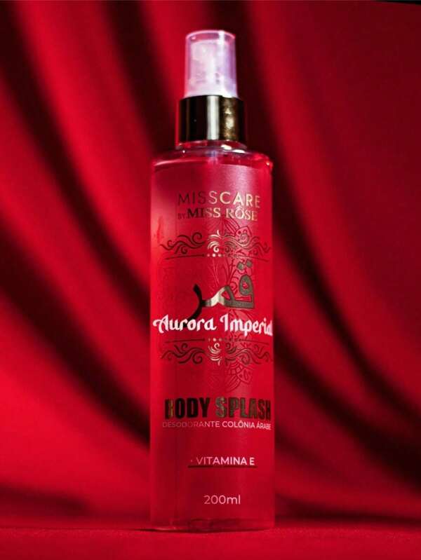 Bodysuit Splash Àrabe Desodorante Colônia 200ml - Miss Rôse Festa Junina