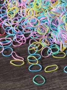 2000 pièces Mini Élastiques à cheveux jetables en caoutchouc pour queue de cheval, convient pour un usage quotidien, accessoires pour cheveux, porte-queue de cheval