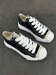 MMY Shoes Classic Anti-Slip Wear-Resistant Lightweight Low-Top Board Shoes For Male And Female Campus Lovers Black And White,Suitable For Students, Gifts, Festivals, Campus