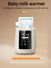 1 Piece EU/UK/AU Multi-Function Bottle Warmer High Temperature Resistant High Transparency PP Material Portable Household Baby Bottle Warmer Smart Chip Precise Temperature Control Gentle Defrosting Evenly Heated Retain The Original Nutrition And Taste Of Breast Milk - Multicolor - View 3