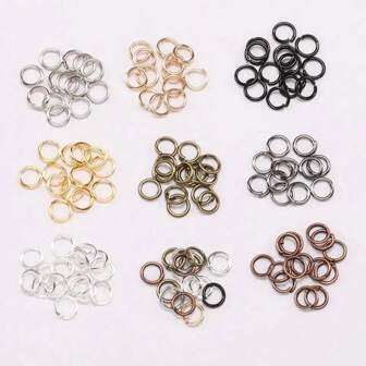 50-200pcs/Lot 3-20mm Open Jump Rings Loops Split Rings Connectors For DIY Jewelry Making Findings Diy Accessories