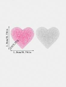 50/100/200pcs Heart-Shaped Filler, Mixed Color Gift Box Decor Accessories For Valentine's Day, Mother's Day, Thanksgiving, Christmas, Birthday, Gift Wrapping, Theme Party, Table Decor, Love DIY Craft - Multicolor - View 4