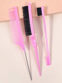 3pcs Slick Back Hair Brush Set With Edge Brush Hair Brush Rat Tail Comb Teasing Brush For Smoothing Baby Hair & Flyaways,Hair Brush,Comb,Hair Tools,Hair Products And Accessories For Barber Salon Beauty Travel Essentials,Back To School,Travel Holiday Essentials,Hair Accessories For Women,Brush,Hair Brushes,Edge Brush,Brush Hair,Hair Comb,Comb Hair,Detangling Brush,Ball Brush,Mini Hair Brush,Hair Brush Set,Wooden Comb, Comb, Slick Back Brush, Hairbrush, Edge Brush, Brush Hair, Hair Comb, Hair Brush Set, Comb Hair, Mini Hair Brush, Detangling Brush,Hair Products, Hair Tools, Hair Stuff, Hair Care, Curly Hair Brush, Barber, Barber Accessories, Hairdressing Equipment,Hair Brush,Slick Back Brush,Styling Brush,Curly Hair Brush,Edge Brush,Hair Comb,Brush Hair,Hair Brush Set,Comb Hair,Comb For Curls,Detangling Brush,Hair Brush For Women,Hair,Travel,Hair Products,Hair Tools,Hair Stuff,Barber,Barber Accessories,Barbershop,Hairdressing Equipment