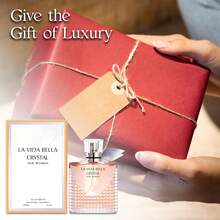La Vida Bella Crystal, Refined Floral & Fruity Fragrance, 100ml Women's Eau De Parfum Natural Spray, Stylish Bottle, Suitable For Every Setting. - La Vida Bella Crystal - 查看 5