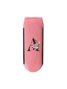 1件装二合一可折叠美发化妆镜 - 便携式梳妆镜，旅行必备，带化妆镜的可折叠梳子，方便携带，是旅行和外出的理想之选，双用途气垫刷，头皮按摩刷 - 粉色 - 查看 30