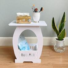 Small Bedside Table Cabinet Side End Coffee Tea Table Nightstand Storage Shelf - 1 - View 8
