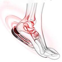 2pcs 4th Generation Volcanic Magnetic Invisible High Elastic Shock-Absorbing Comfortable Insoles, Soft Silicone Heel Protector Pads, Suitable For Sports Shoes & Casual Shoes