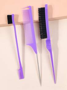 3pcs Slick Back Hair Brush Set With Edge Brush Hair Brush Rat Tail Comb Teasing Brush For Smoothing Baby Hair & Flyaways,Hair Brush,Comb,Hair Tools,Hair Products And Accessories For Barber Salon Beauty Travel Essentials,Back To School,Travel Holiday Essentials,Hair Accessories For Women,Brush,Hair Brushes,Edge Brush,Brush Hair,Hair Comb,Comb Hair,Detangling Brush,Ball Brush,Mini Hair Brush,Hair Brush Set,Wooden Comb, Comb, Slick Back Brush, Hairbrush, Edge Brush, Brush Hair, Hair Comb, Hair Brush Set, Comb Hair, Mini Hair Brush, Detangling Brush,Hair Products, Hair Tools, Hair Stuff, Hair Care, Curly Hair Brush, Barber, Barber Accessories, Hairdressing Equipment,Hair Brush,Slick Back Brush,Styling Brush,Curly Hair Brush,Edge Brush,Hair Comb,Brush Hair,Hair Brush Set,Comb Hair,Comb For Curls,Detangling Brush,Hair Brush For Women,Hair,Travel,Hair Products,Hair Tools,Hair Stuff,Barber,Barber Accessories,Barbershop,Hairdressing Equipment