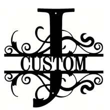 1 Fine Metal Art Logo - Personalized Last Name Logo, Name Design, Home Decoration With Custom Initials Thumbnail, Classic Style, Wall-Mounted Wall Art Decoration For Theme Parties, Perfect Heartfelt Gifts For Friends And Family