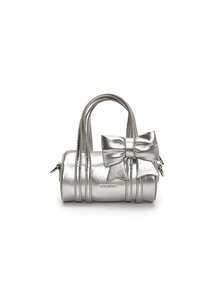 Fashionable Bow Decor Mini Handbag, Solid Color Cute Crossbody Bag, Lipstick Purse - A - View 14