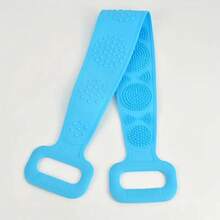 1 Stück weiches Silikon Rückenmassagebürste, für tägliches Körperpeeling und Massage - ideal für Dusche und Badezimmer - unisex