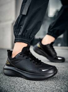 1 par de zapatos deportivos para hombres de primavera/otoño, zapatillas de correr con suela cómoda y suave, calzado casual para exteriores antideslizante y resistente al desgaste para viajes