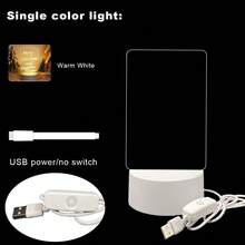 1pc Acrylic Whiteboard, Creative Vibe, Message Writing Bulletin Board - Desktop Calendar Notepad - View 14