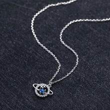 1 件送给我美丽的孙女的星球项链，孙女项链，送给孙女的礼物 - 銀色 - 查看 5