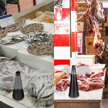 1 Pc Fly Repellent Fan For Tables,Portable Table Fly Fan Keep Flies And Bugs Away From Your Food,Chemical Free Bug Fan, Fly Deterrent With Holographic Blades To Clear Bugs, Mosquitoes, And Flies, Battery Powered Fly Fan, Without Battery,Black - Gold - View 5