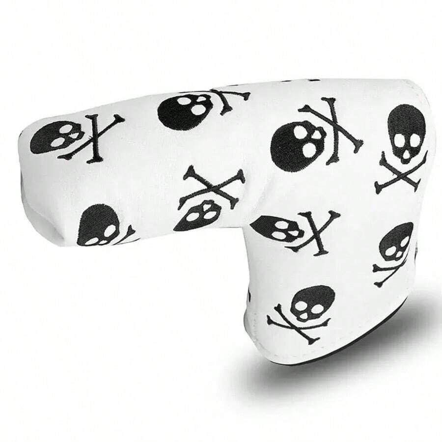 Golf Putter Head Cover Blade Club Head Cover PU Leather Black White Suitable For All Putters For Men Women - Beige - View 1