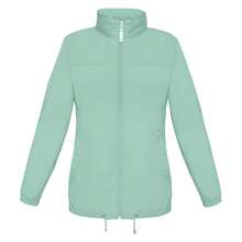 B&C Womens/Ladies Sirocco Windbreaker (Pixel Turquoise) - Mint Green - View 1