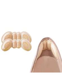 4 Pairs Anti-Slip Heel Pads For Shoes, Comfortable Heel Grips & Inserts For Women & Men, Prevent Rubbing & Blisters, Perfect For Shoes That Are Too Big, Shoe Liner Cushions