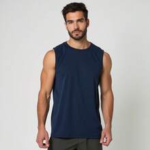 Kit 03 Dry Fit Men's Sports Tank Top Fitness Quick Dry Gym Training Breathable - Xám - Xem 5