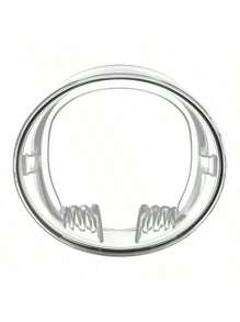1 Pc High-End Frameless Design Silicone Strap Tempered Glass Diving Mask, Ellipse Freeview Diving Face Mask