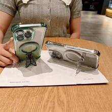 新款奢华蝴蝶闪光支架超强磁环带镜头保护膜透明电镀手机壳兼容苹果手机兼容 17 16 Galaxy A04E A05S A06 A07 A12 A13 A14 A15 A16 A17 A21S A22 A23 A24 A32 A33 A34 A35 A53 A54 A73 S10 S20 S21 S22 S23 S24S25 Ultra Note 20 Redmi Note 7/8/9/10/11/12/13/14、Redmi 9/10/12/13C/14C A5、OPPO、MOTO、Honor、HW、Realme C53 C55