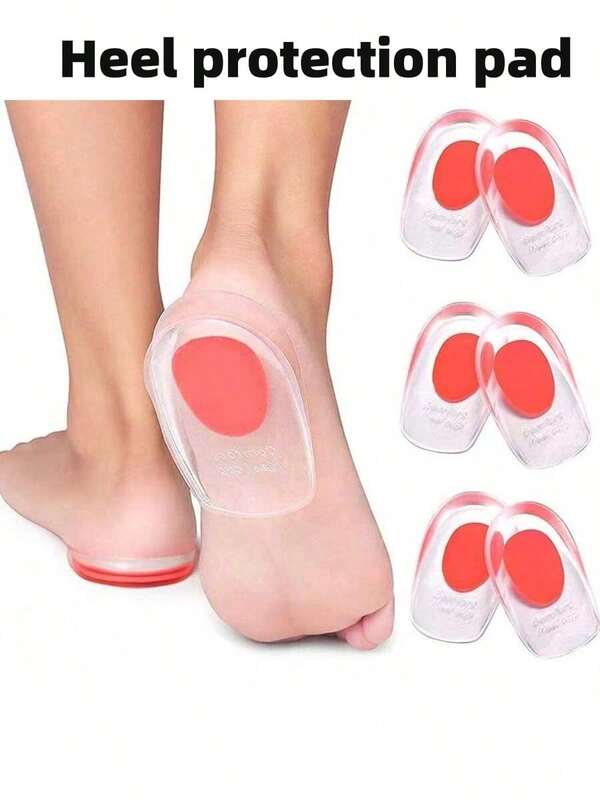 ضبيعتين/4 قطع/6 قطع نعال هلامية سيليكونية يمكن استخدامها للرجال والنساء - نعال وسادية للمشي والجري والتنزه والوقوف لفترات طويلة - وسادات الكعب - مناسبة للأحذية الرياضية والبوتات وغيرها - من مواد ناعمة ملمسية ، رعاية القدم