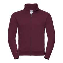 Russell Europe Mens Authentic Sweat Jacket (Burgundy) - Burgundy - View 1
