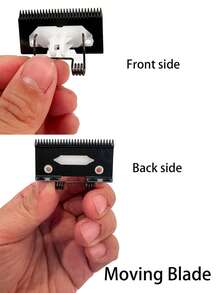 Kemei KM-2296 替换刀片 原装理发器刀头 适用于科美 2296 理发机刀 理发器部件 - 黑色 - 查看 5