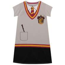 Harry Potter Nightdress | Hogwarts Girls' Nighties | Gryffindor Night Dress | Official Merchandise - Grey - View 1
