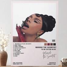 Framed Mariah The Scientist To BeEaten Alive Canvas Poster Wall Decorative Art Painting Living Room Bedroom Decoration Gift, Home Decor, Bedroom Decor, Living Room Decor, Bathroom Decor, For Office Cafe, Canvas Wall Art, Poster