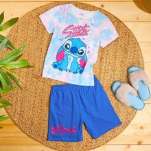 Disney Stitch Pyjama & Short Sleeve PJ Set Soft Breathable Nightwear Loungewear Comfy Jammies Sleepwear Gift - Multicolor - View 5