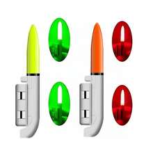 Bộ 2 đèn đầu cần câu kèm 5 pin - Báo động cắn câu cá có độ sáng cao, đèn đỏ và xanh lá cây, dùng cho câu cá biển - Nhiều màu - Xem 4