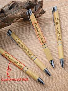 50支/10支/1支装可定制圆珠笔，适合作为婚礼回礼、日常办公用品、学生、教师礼物、送给朋友、家人、父母、同事、孩子的节日礼物、装饰品、定制款、送给家人、朋友、孩子、学生、员工、客户的礼物、商务/工作/办公用品、返校季用品、装饰品、卡通图案、定制款、书写流畅、新工作、办公用品。