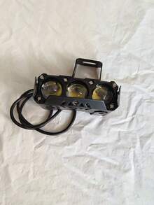 GLANBERT 2pcs-Pack Motorcycle LED Dual Color Mini Lens Lights With Switch Work Auxiliary Lights Hi/ Lo Beam Car Working LIghts Projector Lights For Cars SUV UTV - Multicolor - View 14