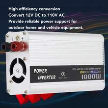 Inversor solar inversor Alta eficiencia ARTITOR DE ALTA PODER DC 12V a AC convertidor para el hogar, acampar al aire libre, viajes, trabajo de campo y otros escenarios: conversión eficiente, resistente y liviano - Multicolor - Ver 1