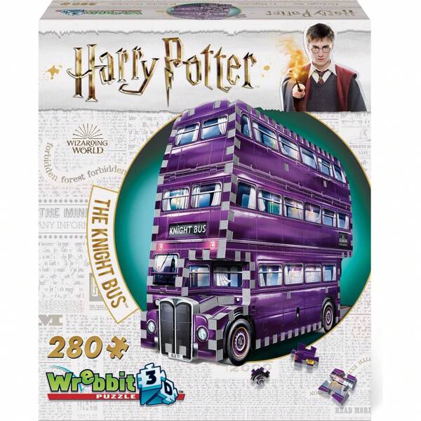 Harry Potter Harry Potter 3D-Puzzle "Der Fahrende Ritter" (280 Teile). Einzigartiges und detailliertes 3D-Design – Harry Potter Puzzle, einfache Montage, kognitive Entwicklung und manuelle Fähigkeiten und hat Vorteile für den Geist. ⚫ KOSTENLOSER Versand ✅ Lieferung 24/48 Stunden nach Spanien (Halbinsel)