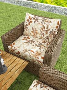 1pc Outdoor Printed Sofa Cushion Cover, Rainforest Leaf Pattern Sofa Slipcover, High Elasticity Dust-Proof Washable Minimalist Modern Sofa Cushion Cover For Living Room Bedroom, All Season