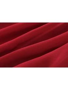 Damen Schleife am Kragen Langarm transparente Chiffon Bluse elegant für Büro und Business einzelne Knopfleiste Hemd Oberteil Frühlingsoutfit - Rot - Übersicht 11