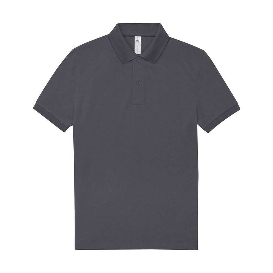 B&C Mens My Polo 210 Shirt (Dark Grey) - Dark Grey - View 1