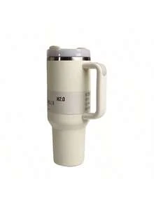 STANLEYSINCE 1913 40 Oz Stainless Steel Tumbler Double Wall Vacuum Insulated Portable Drinking Cup Travel Iced Coffee Mug Summer Drinkware With Handle And Straw, Perfect For Travel, Home, Office, Gift, Ice Drinks And Hot Drinks - 40oz - 查看 8