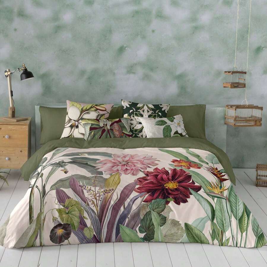 Naturals - Vỏ chăn in - ✅ Giao hàng trong vòng 2-5 ngày - 100% cotton siêu mềm - Bao gồm vỏ chăn + 1 hoặc 2 vỏ gối - Sản xuất tại Tây Ban Nha - Giường 90/105/135/150/180 - Mirelle - Xem 1