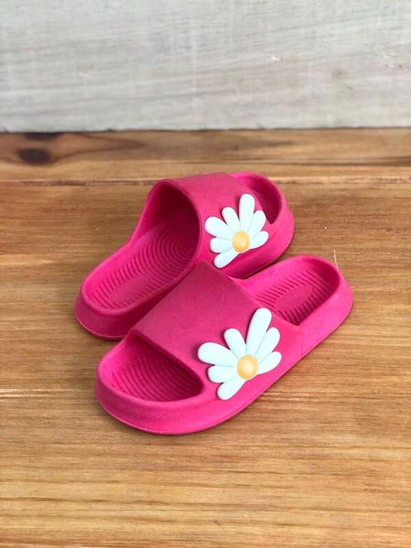 Chinelo Nuvem Infantil Margarida Flor Confortável Lançamento 2025 Novidade Verão