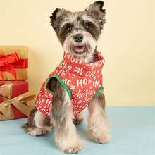 Dogs' Exclusive Red Sweater, Christmas Pets' Fashionable New Outfit - Red - View 3
