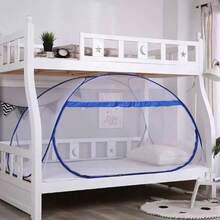Mosquitero Plegable Cama 1.8x2x1.5m, Sin Necesita Colgarse - Azul - Ver 4