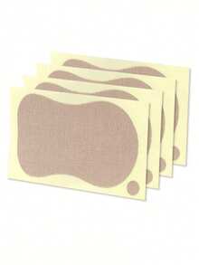 10/20/30/50片葫芦形腋下吸汗垫，可重复使用和可清洗的吸汗贴，衣服防汗垫，止汗除臭贴，旅行、运动、户外、夏季身体护理，贴纸，返校用品透气吸汗垫 - 彩色 - 查看 4