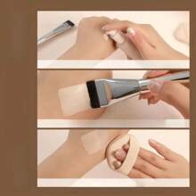 Kit de 2 Pincels De Base Corretivo, Contorno Facial, Máscara Facial, Mistura Plana Pincel De Maquiagem