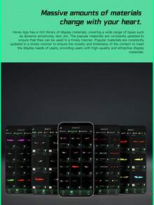 GLANBERT Flexible LED Display Screen Of Automobile Rear Window - "HEY BRO!" Glasses Design, APP Control USB-Powered, Full-Color Display For Personalized Messages, Decorative Lights For Christmas & Parties, No Battery Needed, Party Decoration | Customizable Message | USB Powered Screen,Car Accessories - Nhiều màu - Xem 7
